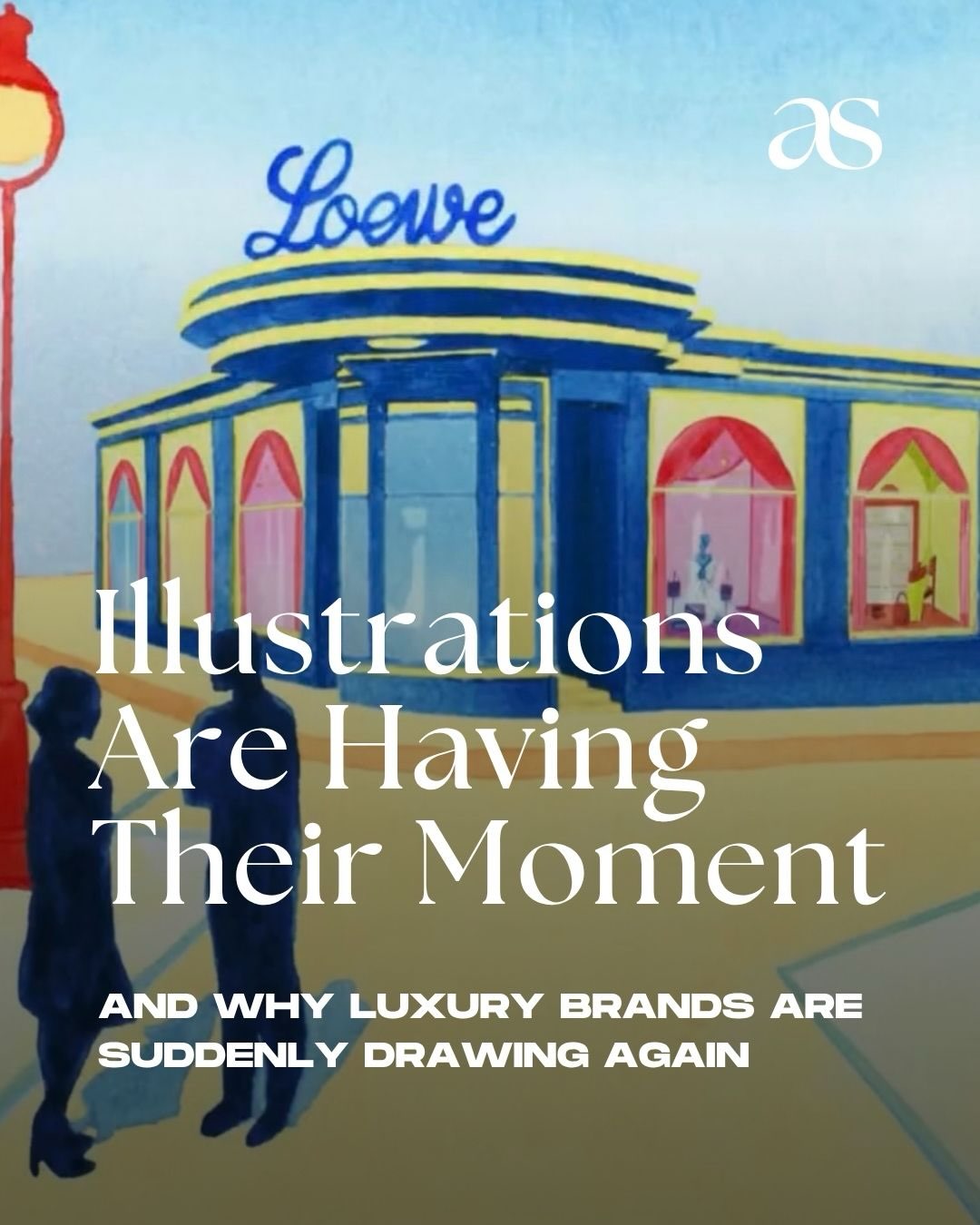 First slide of a carousel by @anastasia_shtompel: Loewe Illustrations Are Having Their Moment AND WHY LUXURY BRANDS ARE SUDDENLY DRAWING AGAIN