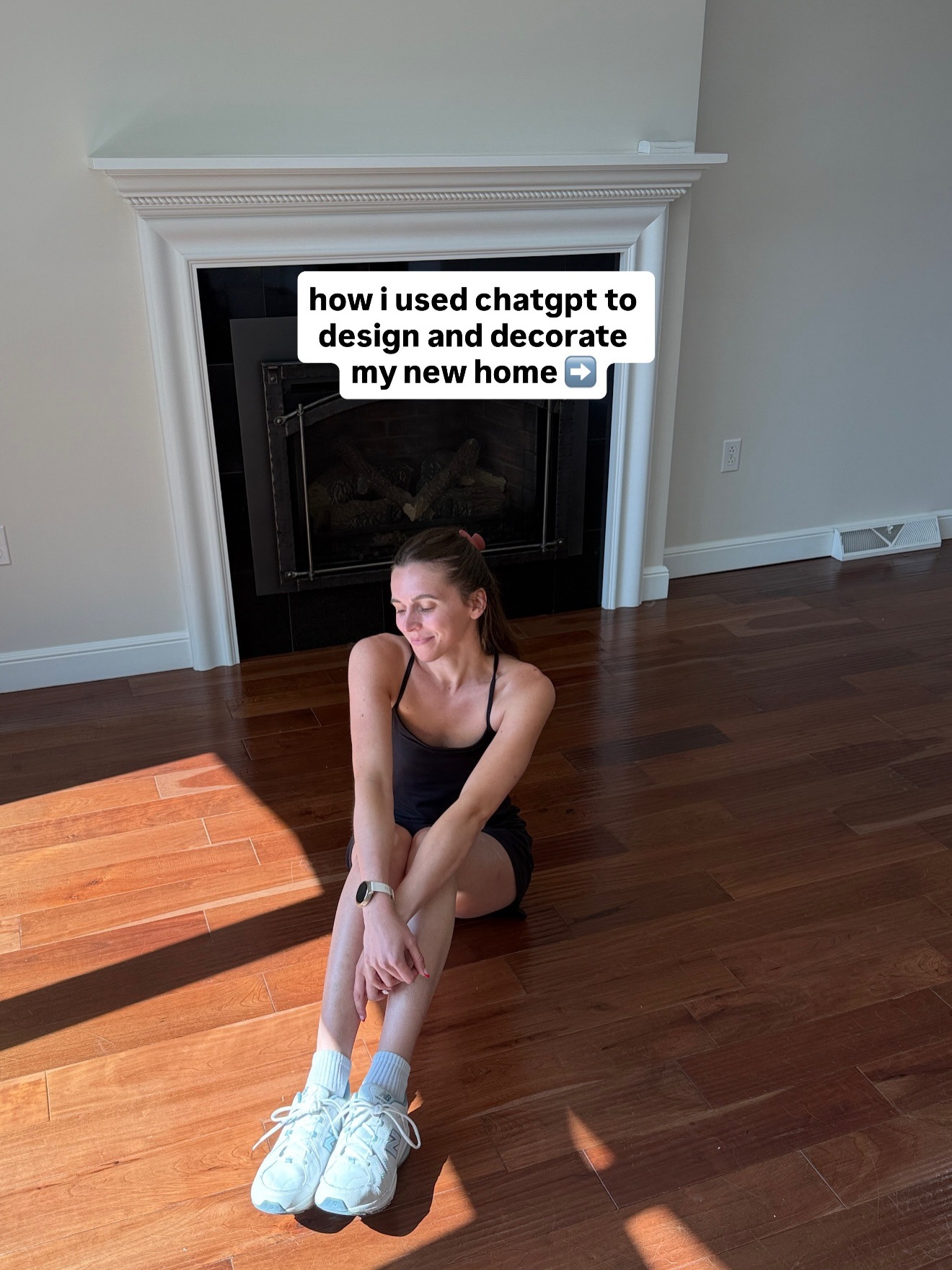 First slide of a carousel by @itserinconfortini: how i used chatgpt to design and decorate my new home ➡️