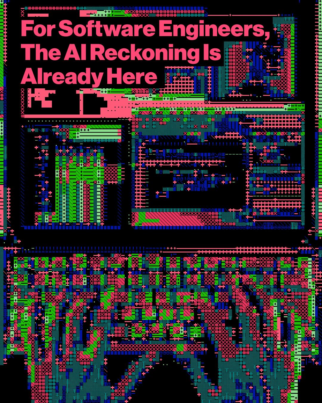 First slide of a carousel by @businessweek: For Software Engineers, The AI Reckoning Is Already Here