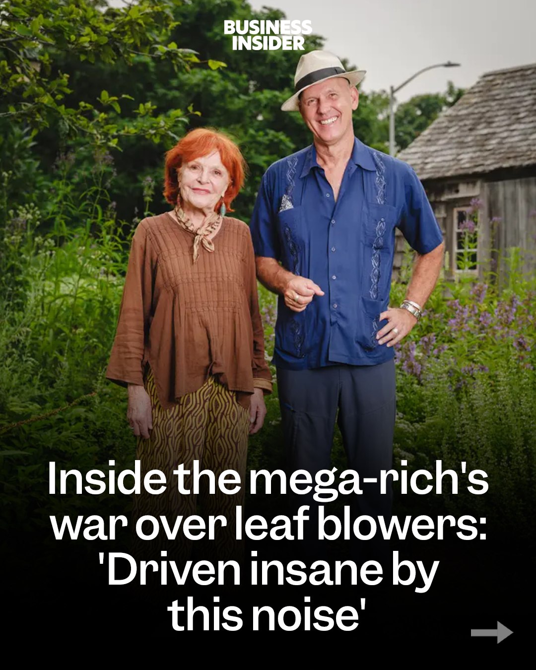 First slide of a carousel by @businessinsider: BUSINESS INSIDER Inside the mega-rich's war over leaf blowers: 'Driven insane by this noise'