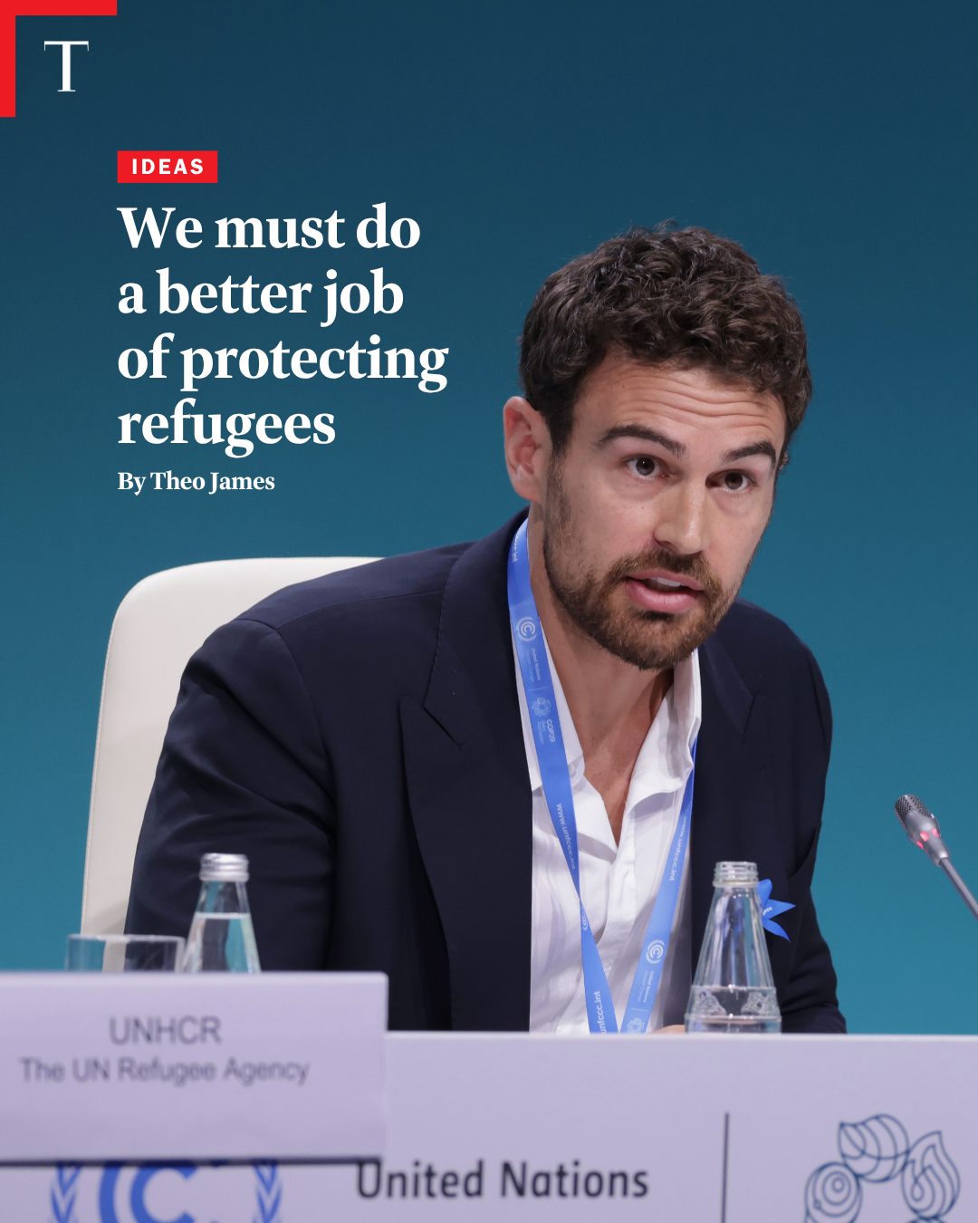 First slide of a carousel by @time: IDEAS We must do a better job of protecting refugees By Theo James