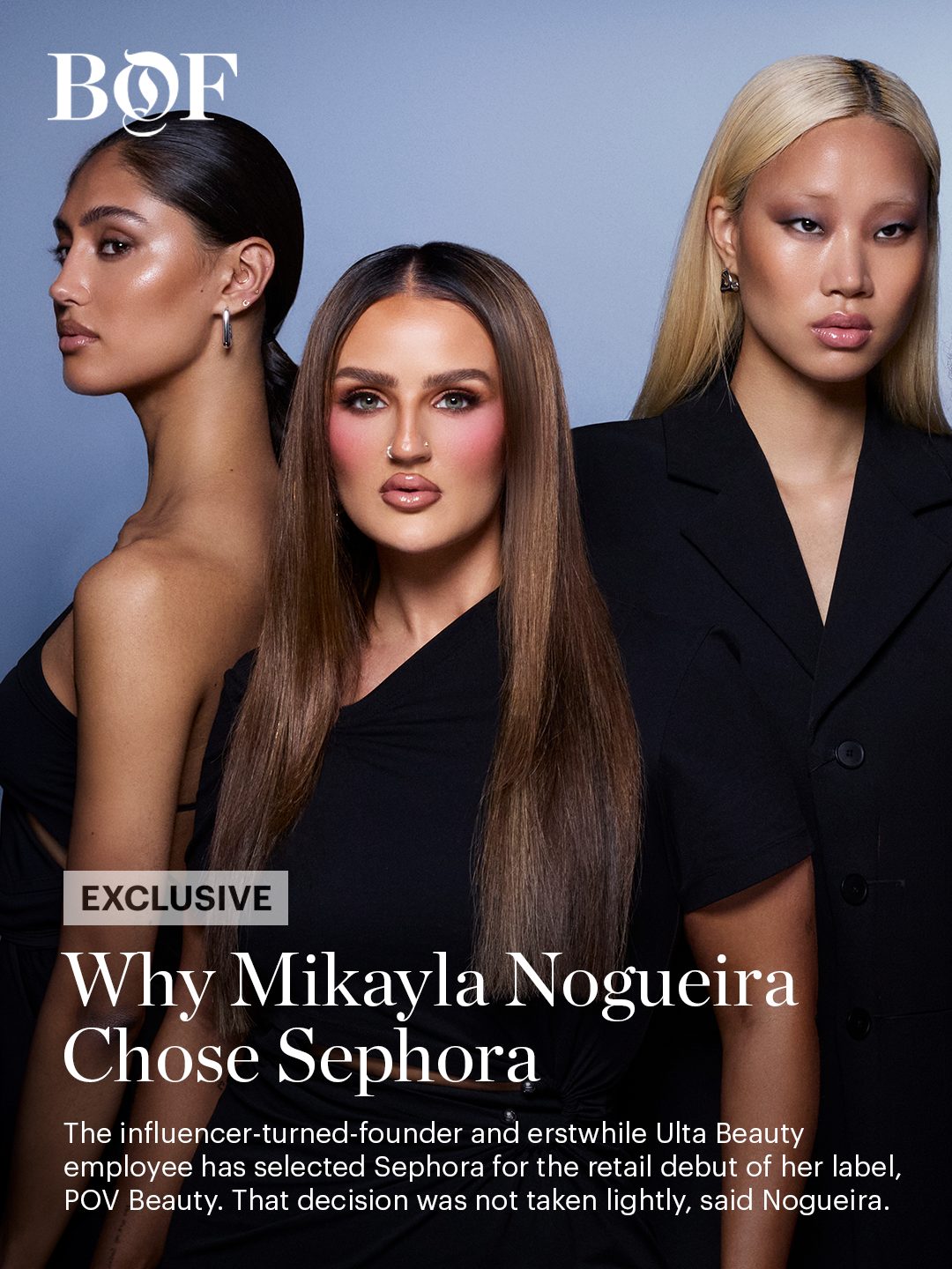 First slide of a carousel by @businessofbeauty: BOF EXCLUSIVE Why Mikayla Nogueira Chose Sephora The influencer-turned-founder and erstwhile Ulta Beauty employee has selected Sephora for the retail debut…