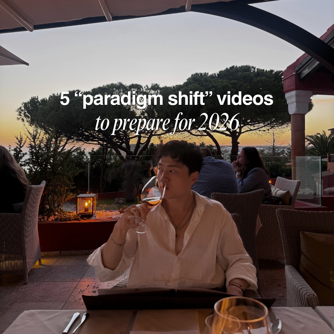 First slide of a carousel by @jason.yslai: 5 “paradigm shift” videos to prepare for 2026