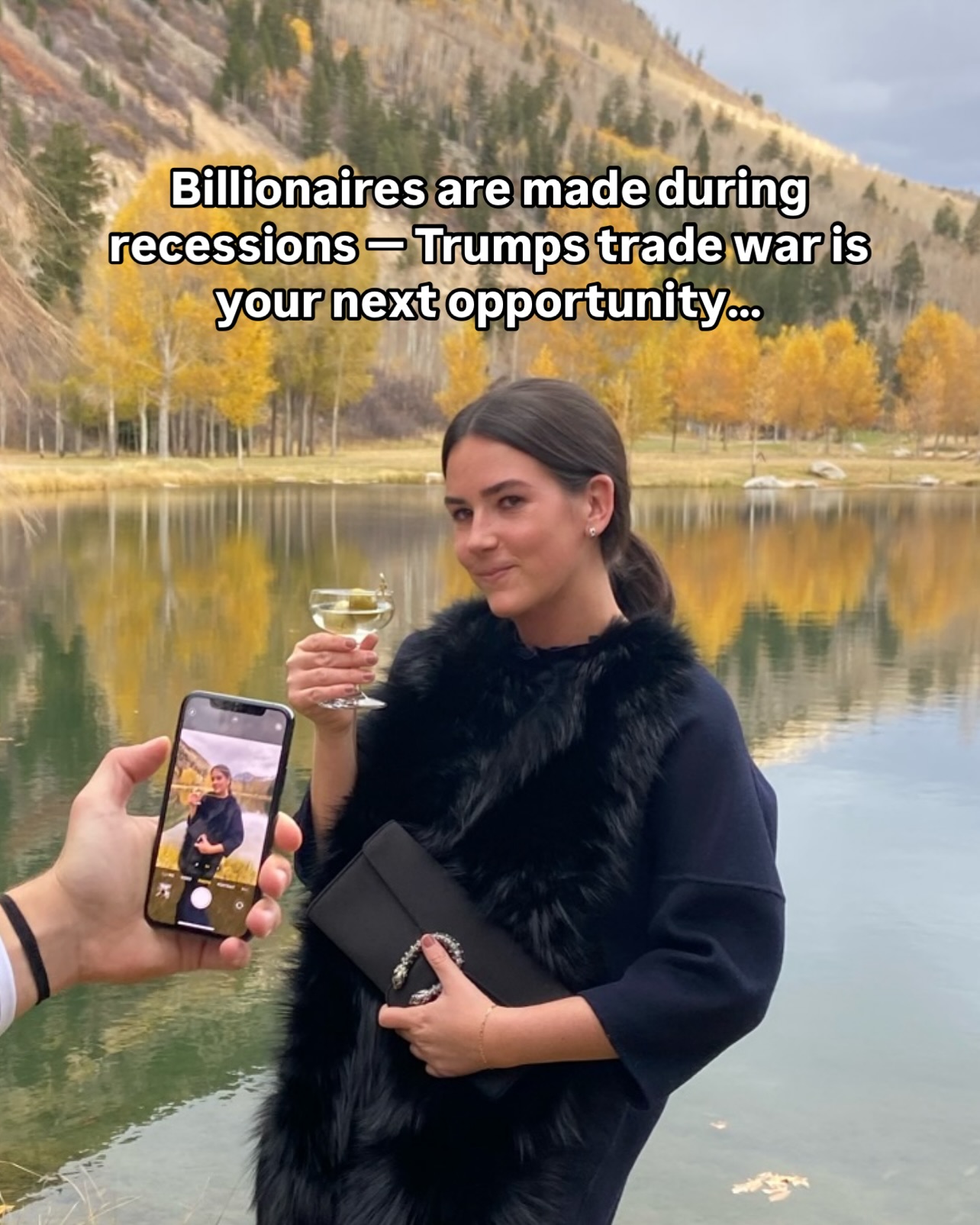 First slide of a carousel by @ruffinmitchener: Billionaires are made during recessions – Trumps trade war is your next opportunity...