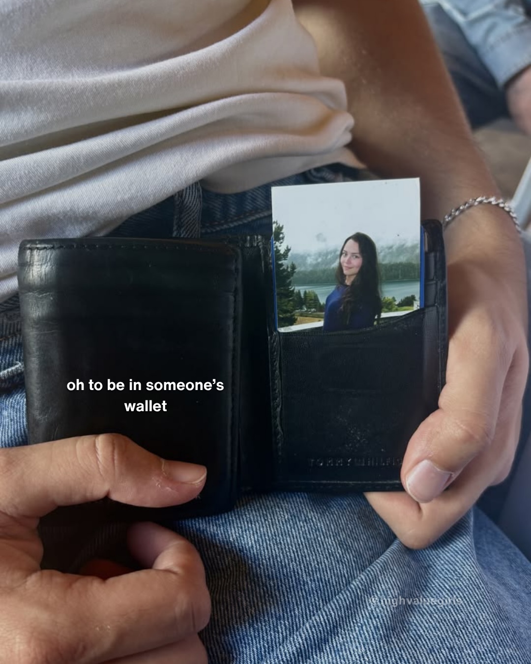 First slide of a carousel by @highvaluegirls: oh to be in someone's s wallet