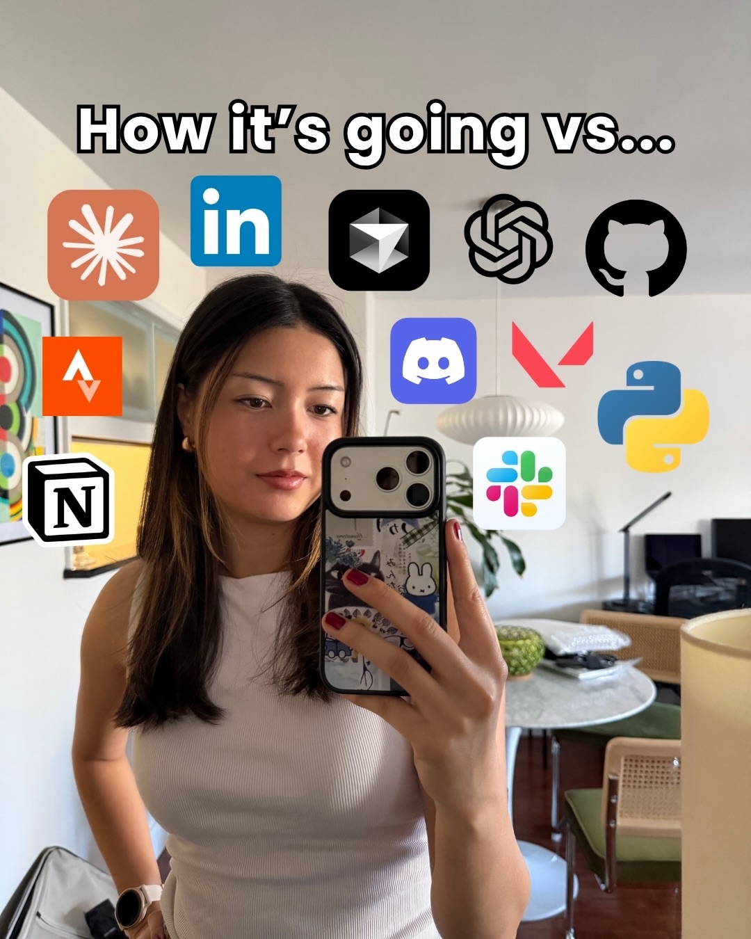 First slide of a carousel by @itsellagonzales: How it's going vs...