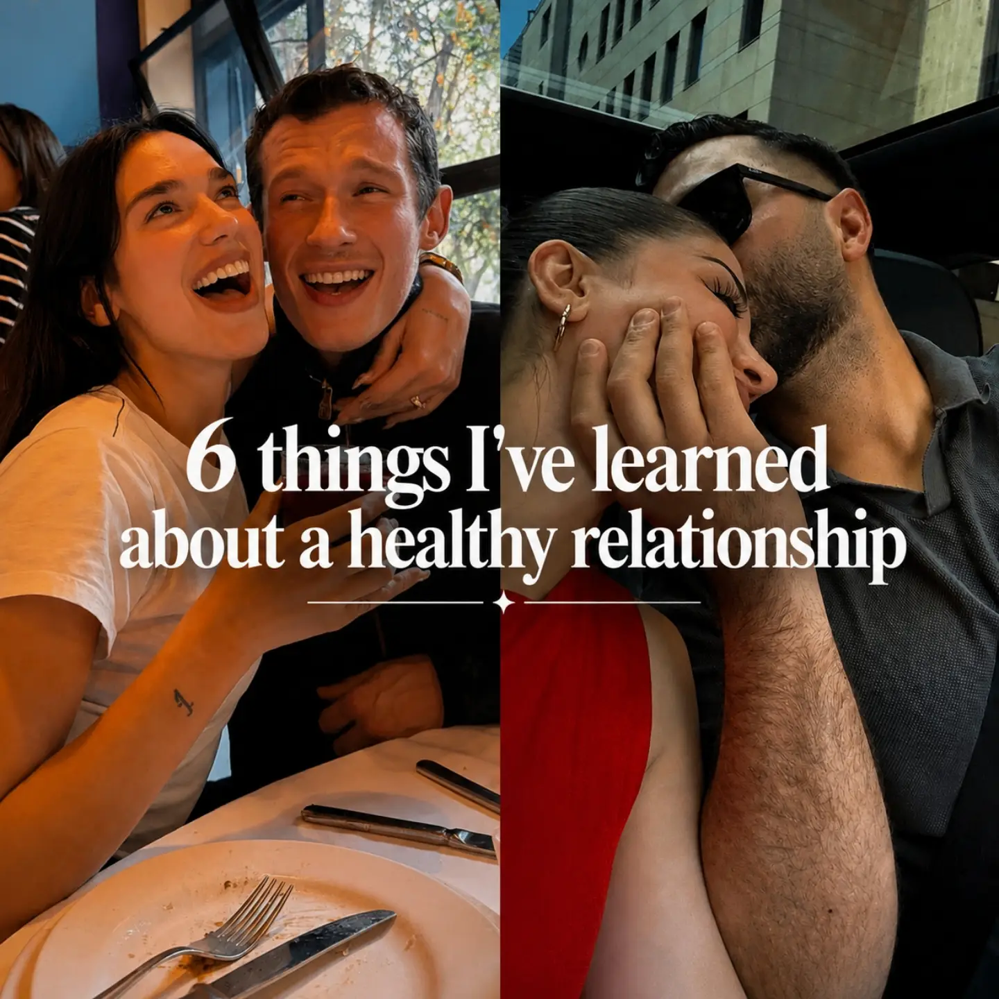 First slide of a carousel by @iadore_selfcare: 6 things I've learned about a healthy relationship