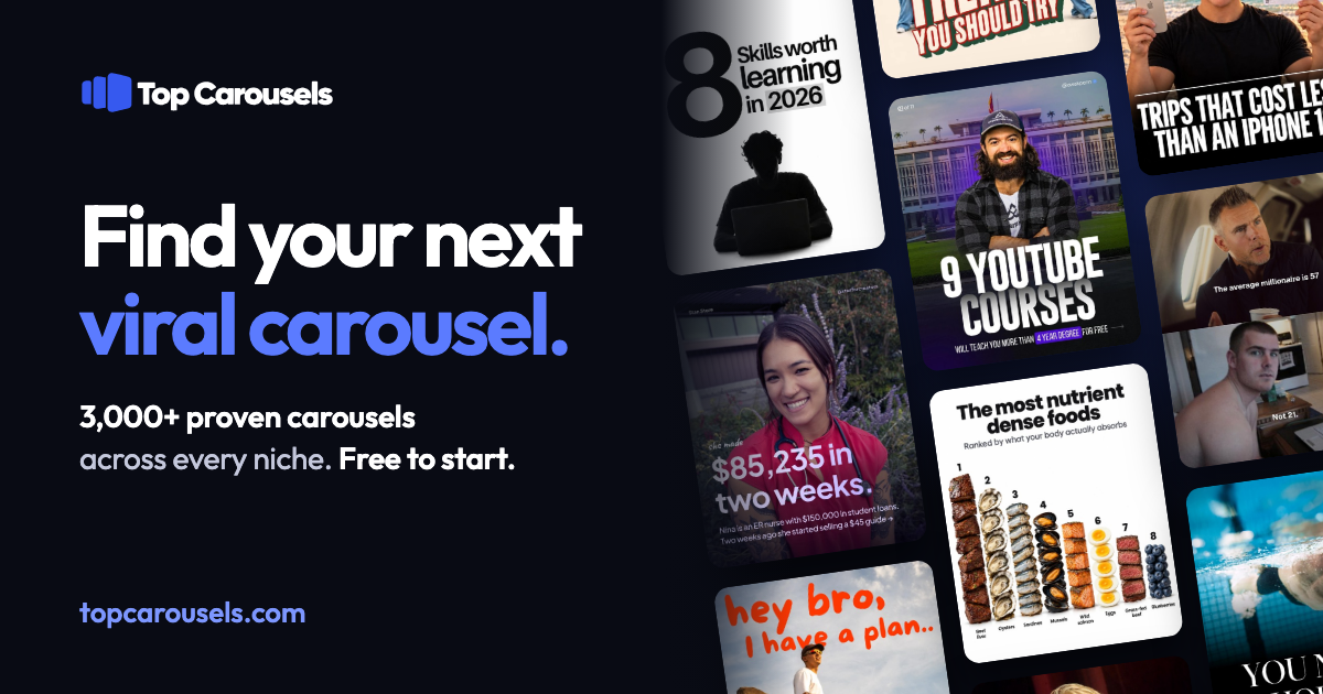 Viral Instagram Carousels: The Biggest Outliers in 17 Niches | Top ...